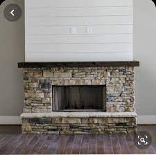 Shiplap Over Fireplace Home Fireplace