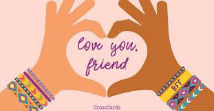 free love you friend ecard email