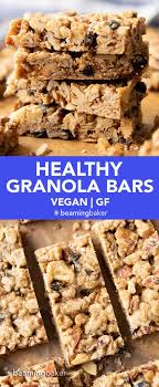 healthy granola bars recipe homemade