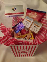 Dinner A Movie Gift Movie Theater Snacks Bag Of Popcorn Dinner