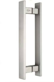 Stainless Steel Flat Pipe Glass Door