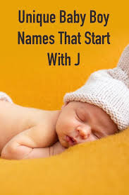 unique baby boy names that start with j