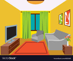 living room royalty free vector image