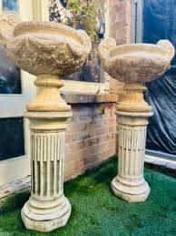 pair of large french garden urns