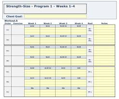 create a custom workout template for