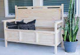 How To Build A Diy Outdoor Storage Bench