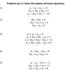 Solve The System Of Linear Equations X1