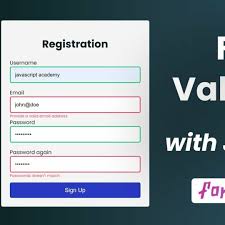 form validation using javascript dev
