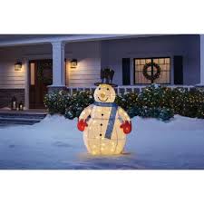 snowman yard decorations