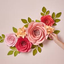 Giant Paper Garden Rose Template Ogcrafts