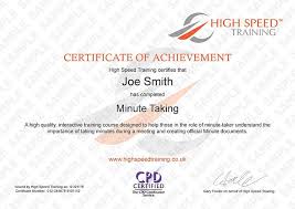 Minute Taking Course Online Training High Speed Training