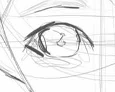 Starting at the right end of the upper eyelid draw a thick upward curving tail that tapers out at the end. Ultimate Guide On How To Draw Manga Eyes