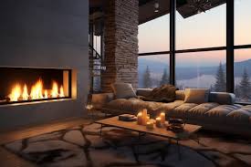 Premium Ai Image Gas Fireplaces In