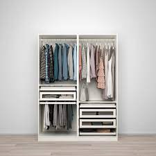 You can also add some art prints, your most treasured shopped purchases and fashion books. Pax Wardrobe Combination White Ikea