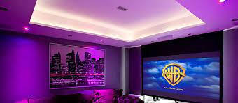 A Projector Screen In The Ceiling