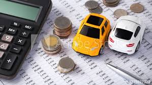 Cars With Coins And Calculator Buying Leasing Car Loan