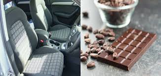 get chocolate out of leather car seat