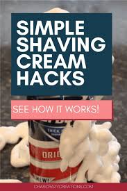 friendly shaving cream hacks