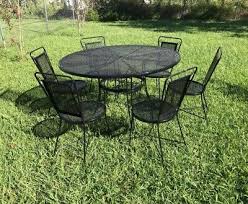 Black Vintage Wrought Iron Patio