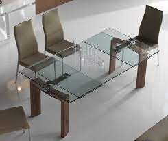 Daytona Glass Extending Dining Table By