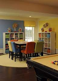 But if there is not enough space for a game room, there will always be some ways to tweak the room ── make the furniture low. Pin By Masyitah Locman On Kids Room Game Room Family Family Room Design Game Room Design