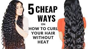 to curl your hair without heat