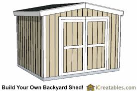10x12 short shed plans 8 tall