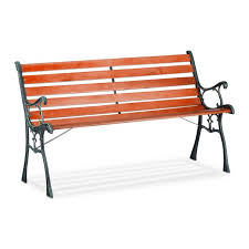 Buy Wooden Garden Bench With Cast Iron