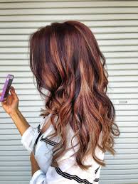 For instance, brown hair with red and blonde highlights is one of the most enchanting ways to bring some warmth to your overall look. Trendy Hairstyle Dark Brown Hair With Blonde And Red Highlights And Lowlights Google Search Women W The Women S Magazine For Fashion Beauty Trends Lifestyle Inspiration