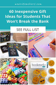 60 inexpensive gift ideas for students