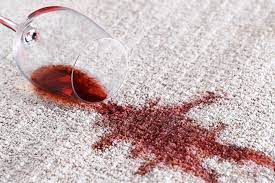 how to remove red wine from carpet quickly