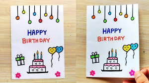 handmade birthday card easy how to
