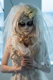 halloween witch beautiful bride woman