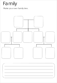 Family Chart Template Lovely Free Blank Tree Rd History Make
