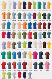 Described Hanes T Shirt Colors Chart 2019