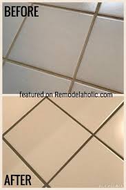refresh a dated tile floor
