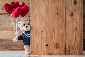 stuffed heart teddy bear