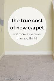 new carpet installation costs are