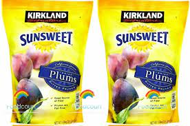 2 packs kirkland signature sunsweet