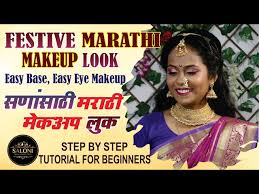 festive marathi makeup look in marathi
