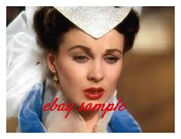 vivien leigh color close up photo from