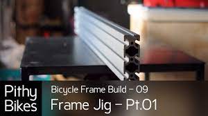 bicycle frame build 09 frame jig pt
