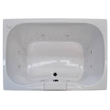 Explore the widest collection of home decoration and construction products on sale. Universal Tubs Rhode 5 Ft Acrylic Drop In Center Drain Rectangular Whirlpool Bathtub Arom The Home Depot Canada