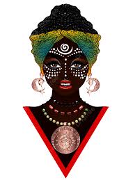 young african woman vector png images