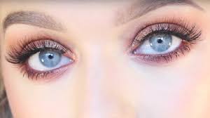 makeup tutorial for blue eyes fashionista