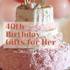 40th birthday gift ideas for your wife