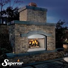Outdoor Wood Burning Fireplace Red