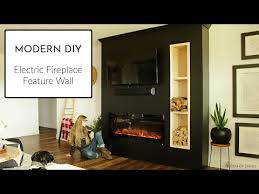 Modern Diy Electric Fireplace Wall