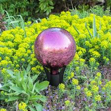 10 Purple Mirrored Le Glass Garden