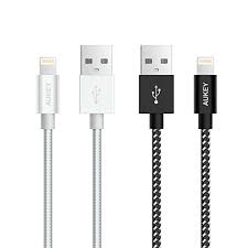 Aukey Lightning Cable Braided 6ft Apple Buy Online In Antigua And Barbuda At Desertcart